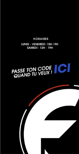 Affichage des horaires d'ouverture d'un centre France Code