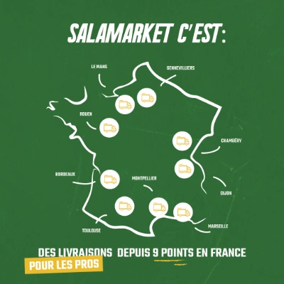 Post réseaux sociaux : Livraison depuis 9 entrepôts en France